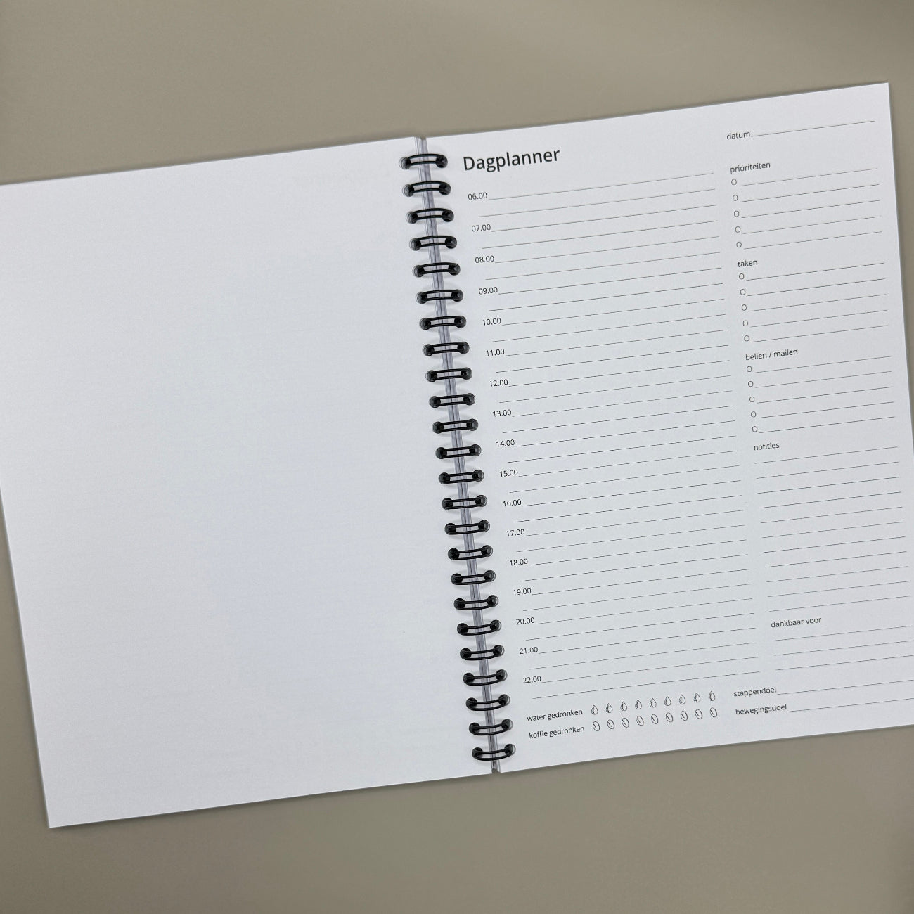 Week- en Dagplanner (wire-o)