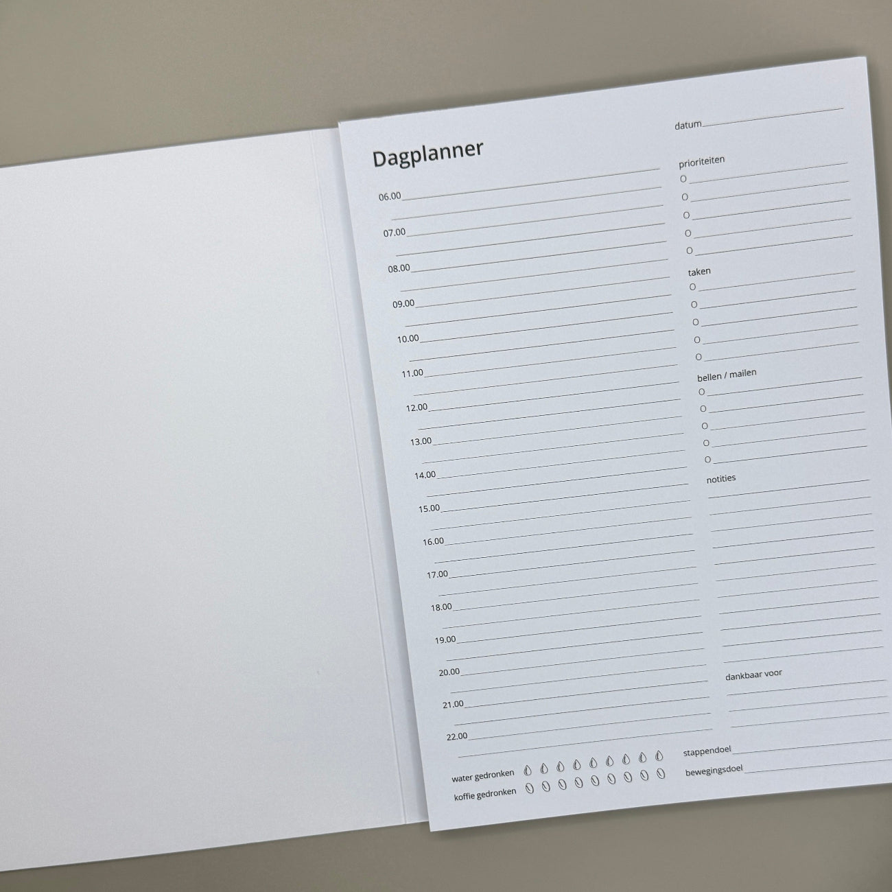 Dagplanner (gelijmd)