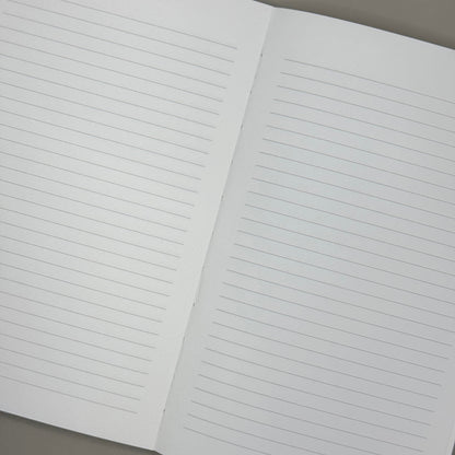 Notitieboek Gelinieerd (genaaid met open rug)
